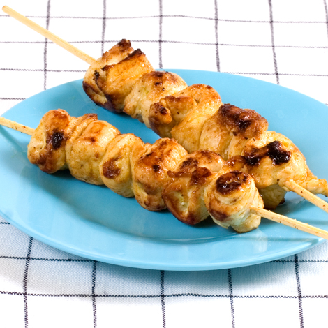 Brochettes d'escargots de poulet