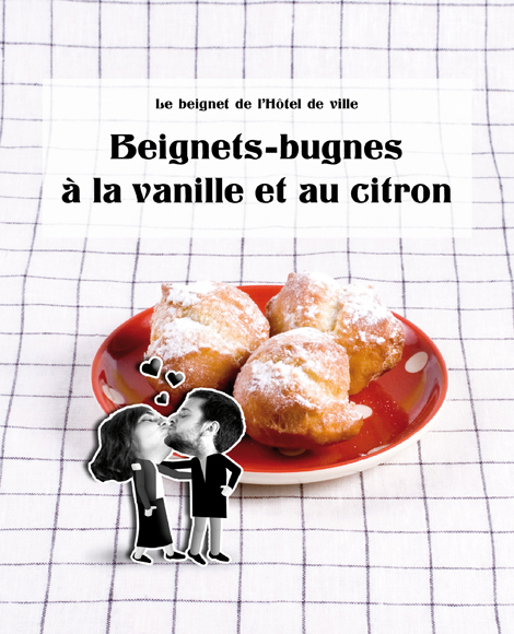 Beignets bugnes vanille citron